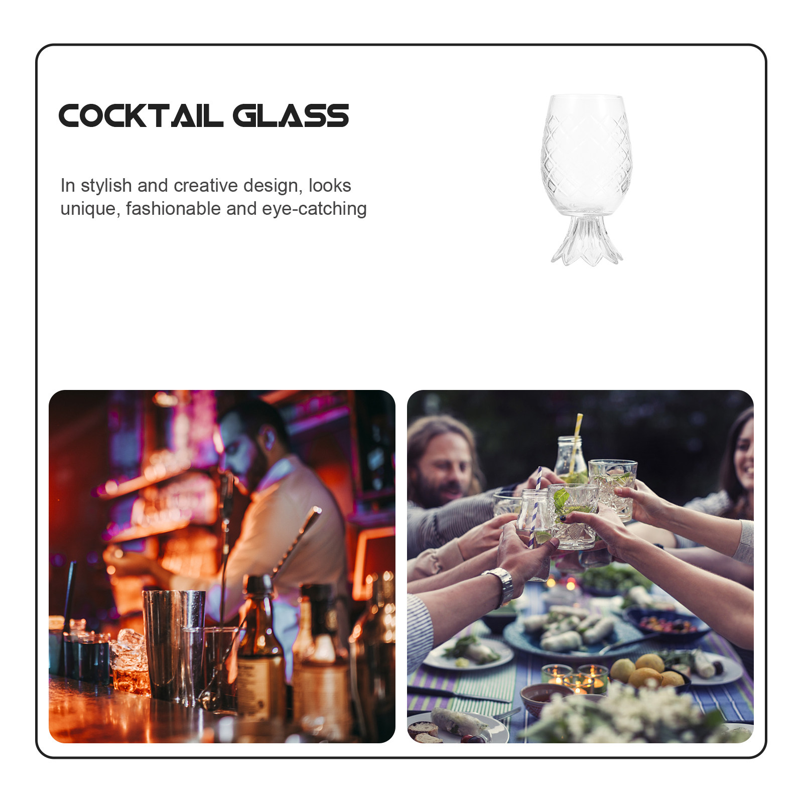 Conjunto de Copos de Coquetel  - Home Bar Set avaliação e preço